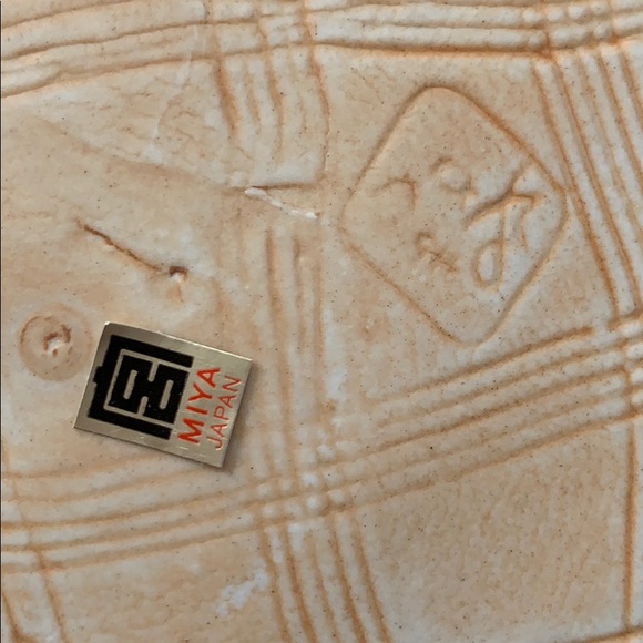 Dish in blue MIYA Japan, signed - Picture 6 of 6